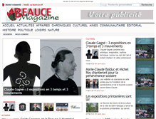 Tablet Screenshot of beaucemagazine.com